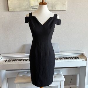 White House Black Market Black Dress Sz 0